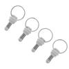 4Pcs Ball Lock Keg Pressure Relief Valve Stainless Steel Keg Lid Pressure Relief Valve Home Beer