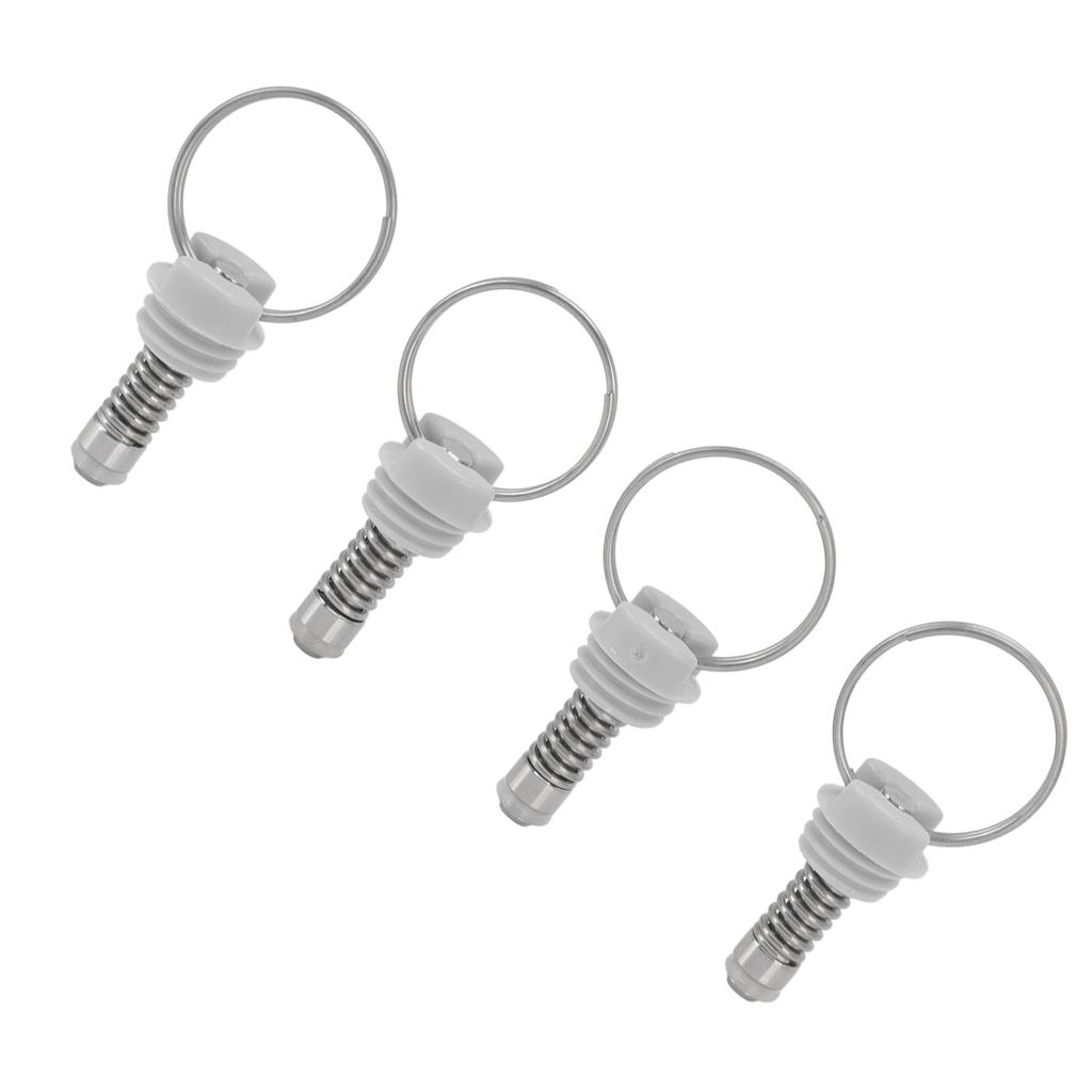 4Pcs Ball Lock Keg Pressure Relief Valve Stainless Steel Keg Lid Pressure Relief Valve Home Beer