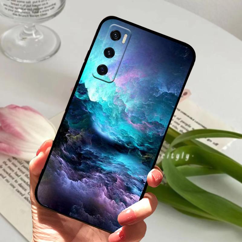 Do etui Vivo Y70 4G Y70 2020 Uroczy Kreskówkowy Odporny na Wstrząsy Silikonowy TPU Miękki Pokrowiec na Telefon Do VIVO V20 SE Telefon Zderzak Ochronny Torby