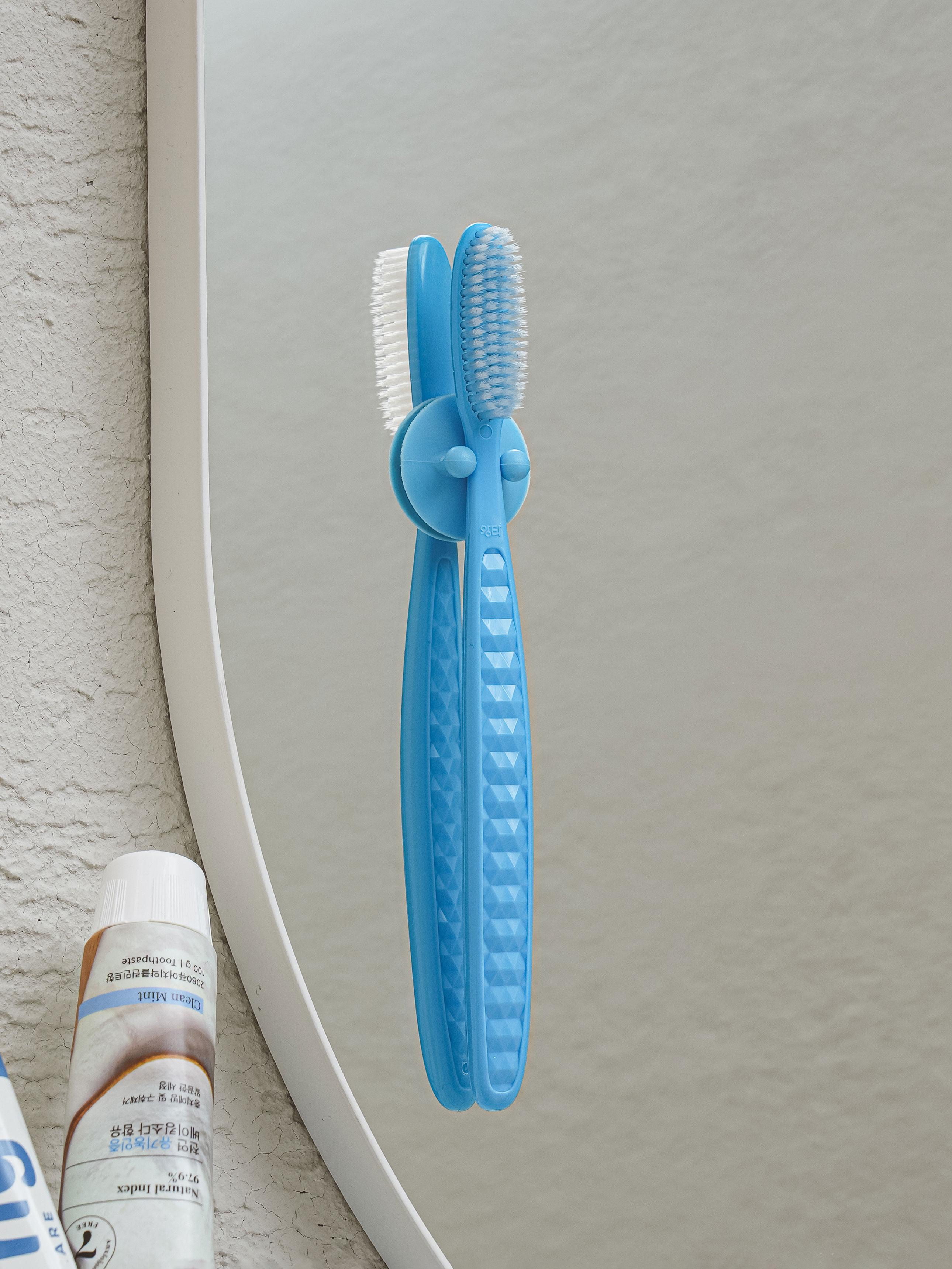 Wangta Wide Head Toothbrush, Blue 1ea