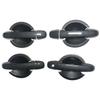 Door Handle Cover For Toyota Yaris Vitz XP130 2012-2017 Glossy Black Carbon Fiber Car Side Trim Sticker Styling Accessories