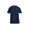 Under Armour Rush Heatgear True Ink Casual Sports Crew Neck Short Sleeve T-Shirt Men Tops Blue 1289596-437