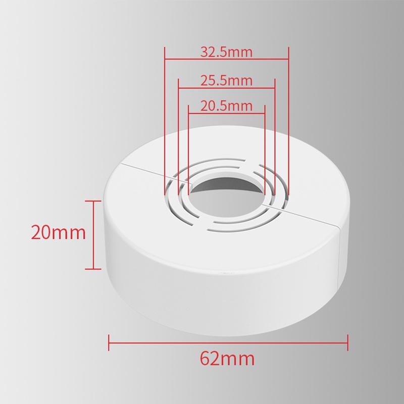 Abs Water Pipe Connector Shower Faucet Decorative Cover Adjustable Wall Heighten Angle Valve Panel For Tap Accessories