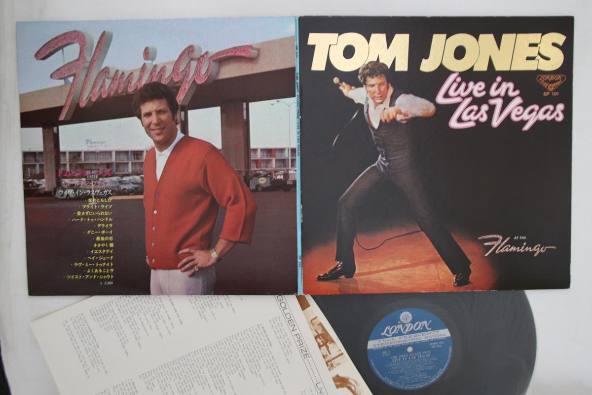 LP Record TOM JONES Live In Las Vegas GP101 LONDON 1969 Japan Pop Used