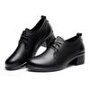 Qiang Ren Women's Genuine Leather Mid-Heel Oxford Shoes