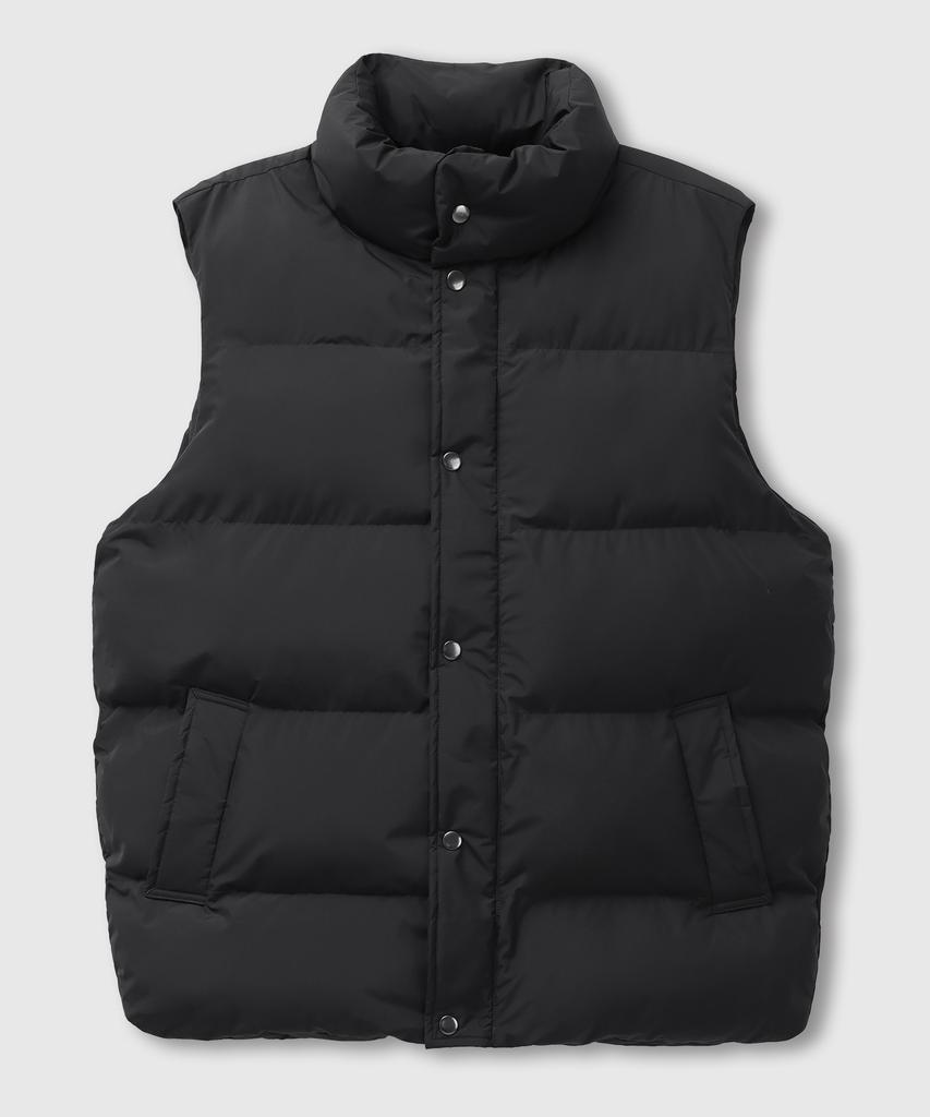 Lemain Second 2Way Oversized Volume Wellon Puffer Vest [Black]