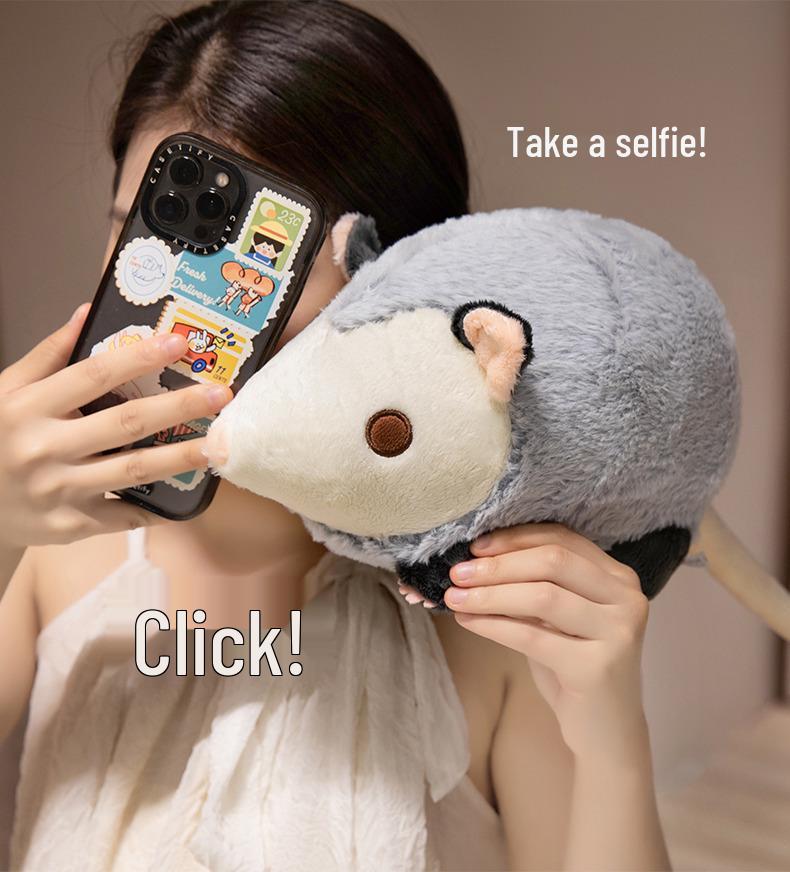 Adorable Cartoon Mouse Plush Toy - Children's Small Animal Doll Gift