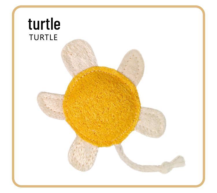 Loofah Catnip Teething Toy for Cats and Dogs - Durable, Odorless Chewing and Teasing Stick