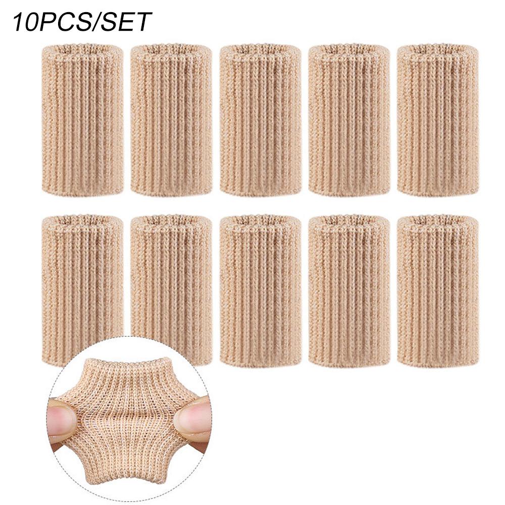 10Pcs Comfortable Finger Brace Splint Sleeve Thumb Support Protector Elastic Breathable Stabilizers for Golf