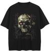 2026 Unisex T-Shirt Streetwear QUARTER 24 Skull Graphic