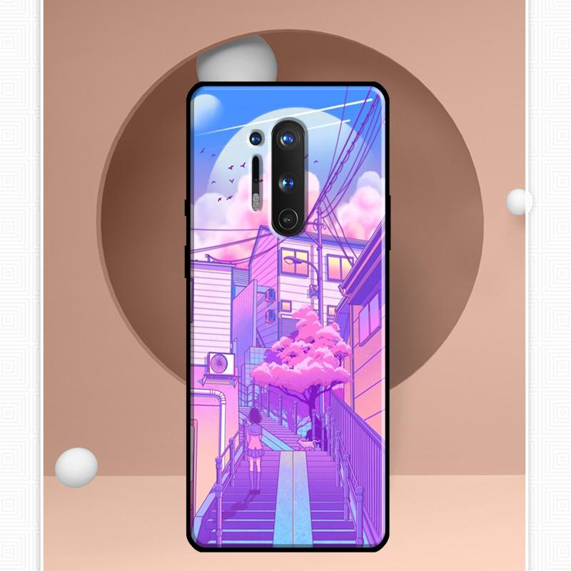 Pastel Japonsko Pouzdro Kyoto City Pro Oneplus 10T 8T 9R 9RT Ace 11 9 10 Pro Kryt Pro Oneplus Nord N20 N10 2T CE 2 Lite