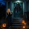 Hanging Luminous Ghost Decoration for Indoor Outdoor Halloween Parties Haunted House Yard Garden Home Wall Door Window Display