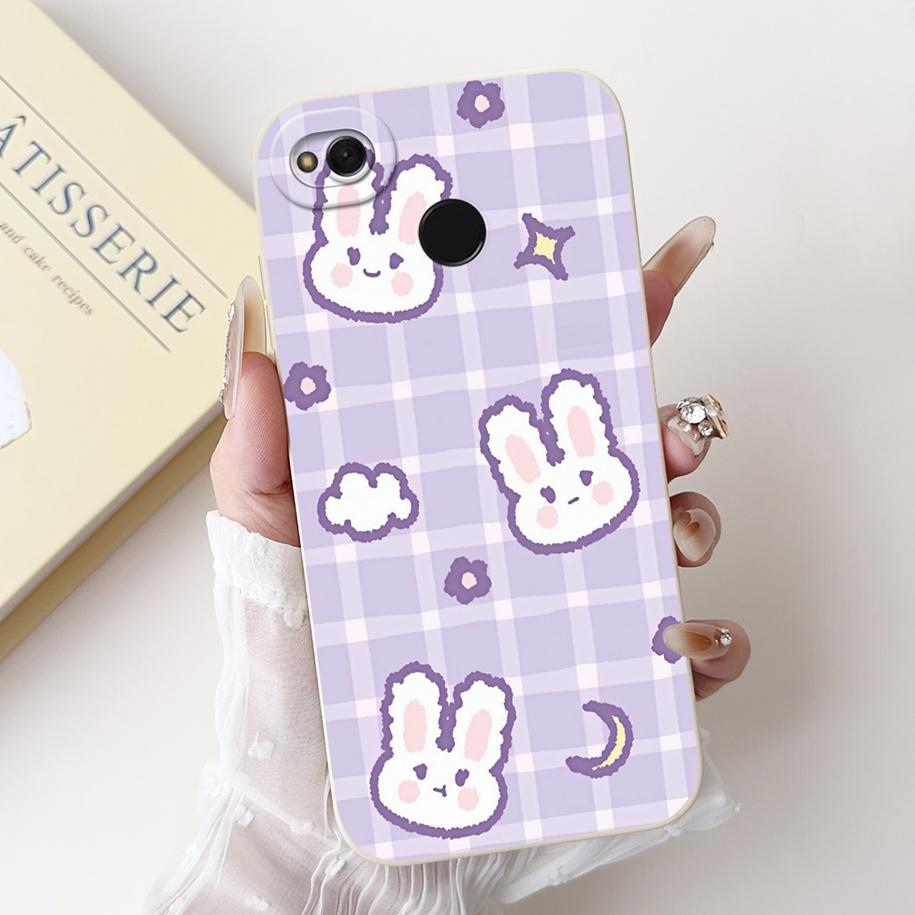 For Xiaomi Redmi 4X Case Cute Cartoon Rabbit Crown Cat Soft Silicone Lens Protective Cover For Xiaomi Redmi 4A 5A Redmi4X Shells