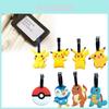 Pokemon Pikachu Charmander Squirtle Etiqueta de Bagagem Gengar Charmander Squirtle Etiqueta de Viagem de Silicone Para Viajantes