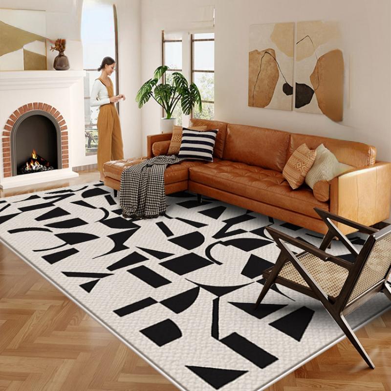 Modern Style Living Room Decoration Waterproof Carpet Large Area Rugs for Bedroom Washable Cloakroom Soft Floor Mat Non-slip Rug
