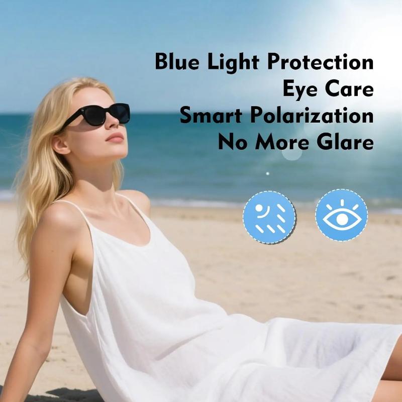 New Smart Glasses with AI Translator 8MP Camera 4K HD Take Videos and Photo Sunglasses BT Call for Men Women Fashion Glasses Wireless Music Playback