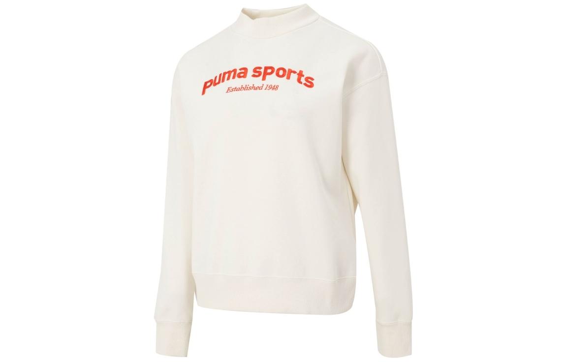 PUMA Свитшоты Женские Белый Полуводолазка Утепленный Обычный 625305-65 XL