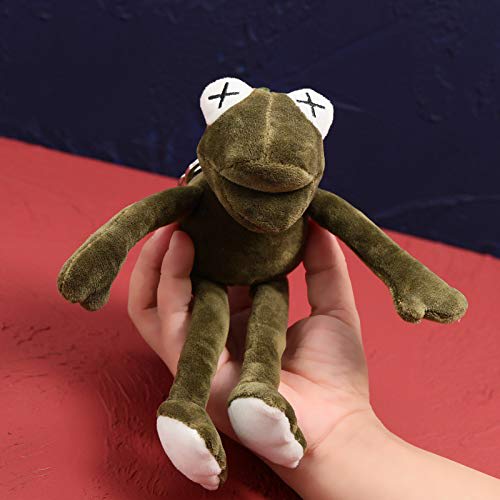 Baharat Frog Keychain Set (2-Piece Set) - Cute, Popular Korean Pendant, Key Charm, Multi-Function Key Ring, Bag Charm, Stylish Keychain, Wallet Charm,