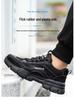Breathable Fly-Knit Steel Toe Safety Shoes - Durable, Anti-Slip, and Comfortable for Long Hours