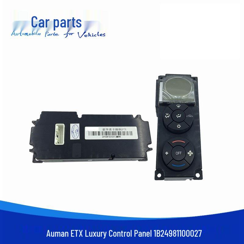 1B24981100027: Foton Auman ETX Luxury LCD A/C Control Panel Heater Switch Vehicle Side