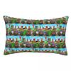 Zooba Battle Arena Rectangle Pillowcase Cushion Cover Decor Bedroom Bed Home Comfort Throw Pillow