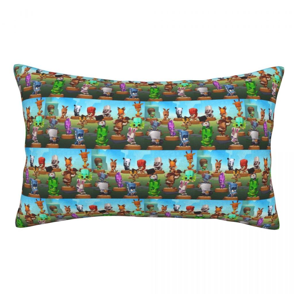 Zooba Battle Arena Rectangle Pillowcase Cushion Cover Decor Bedroom Bed Home Comfort Throw Pillow
