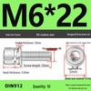 304 Stainless Steel Hex Socket Cap Screw with Washer - Sizes M3, M4, M5, M6, M8, M12