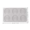Silicone Baking Pan For Pastry 6 Holes 3D Spiral Shape Mousse Cake Mold Round Chocolate Mould Bakery Accessories