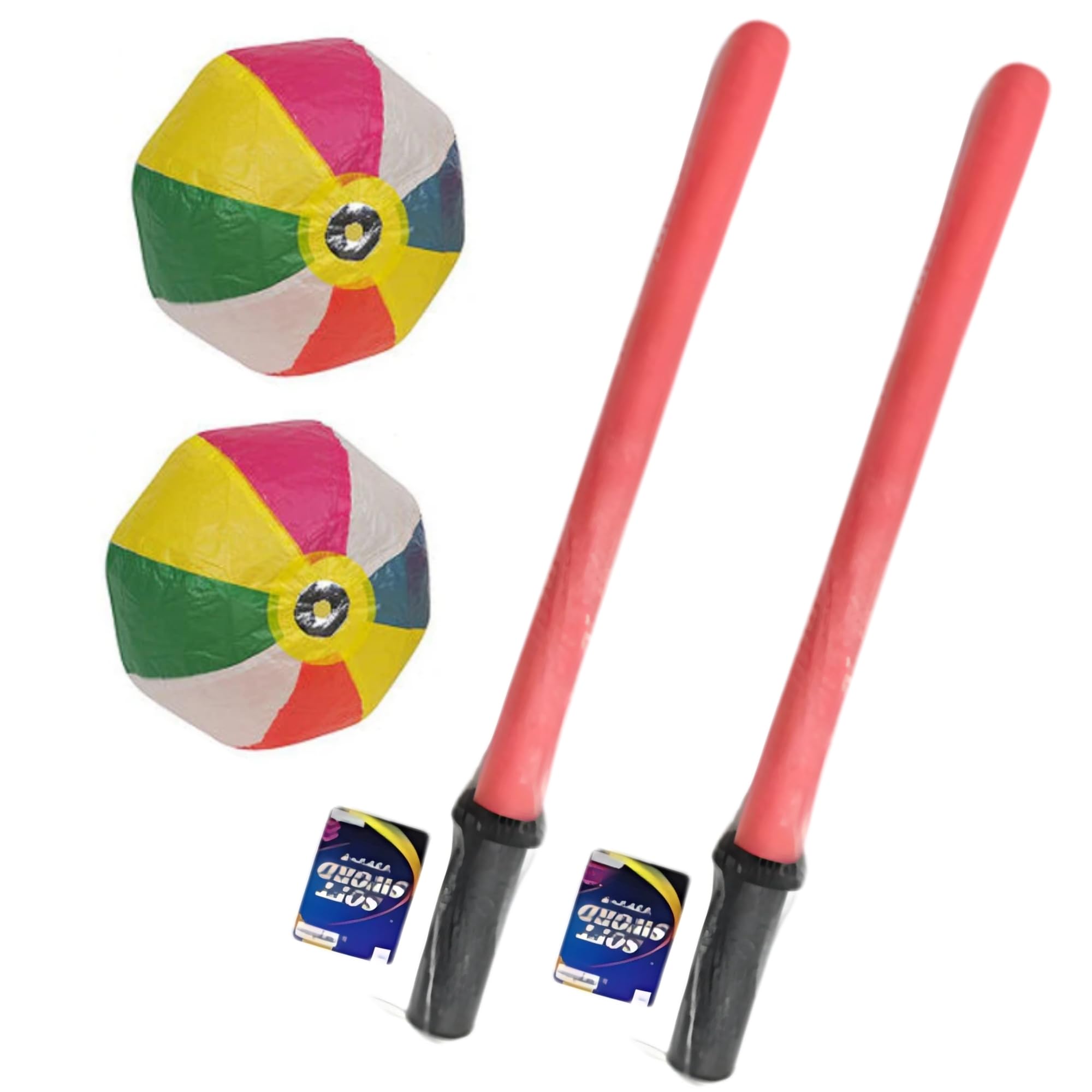 

Играйте в набор из 2 штук с 2 бумажными шариками Мягкий меч WALKS JAPAN чанбара!