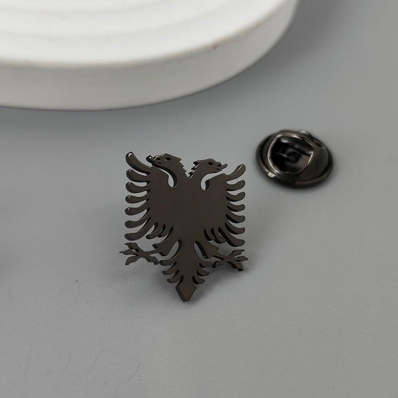 Double Headed Eagle Brooch Cufflinks Retro Versatile Men's Suit Coat Accessories