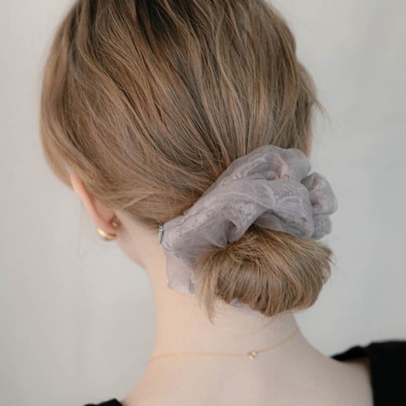 Jean Paul Clarisse Lace Veil Scrunchie JP-22-047S