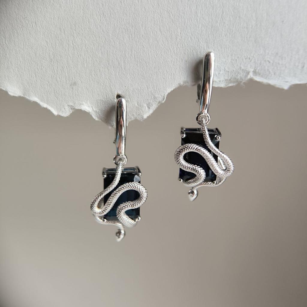 Silberohrringe mit Saphir Nano 11.808ct (2182467)