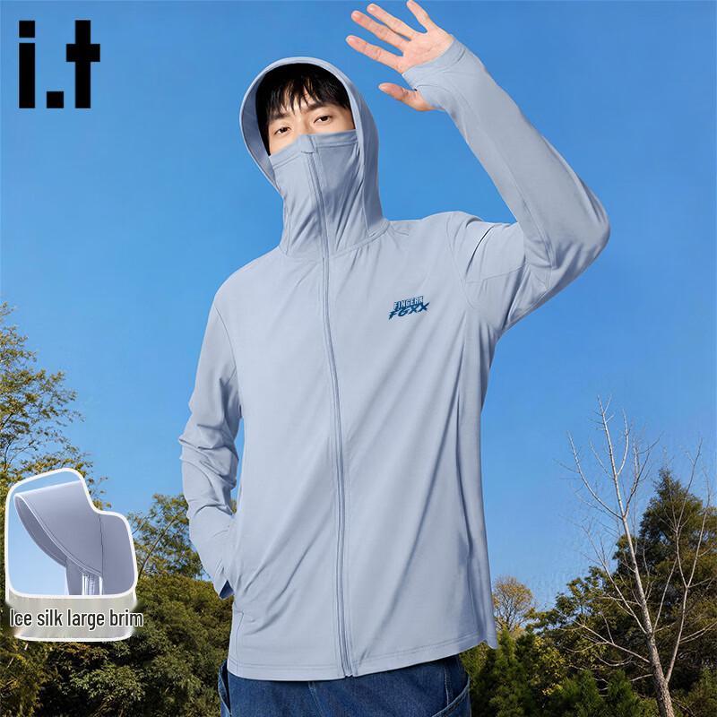 

Мужская куртка Fingercroxx с капюшоном из ледяного шелка с защитой от УФ-излучения 3XL