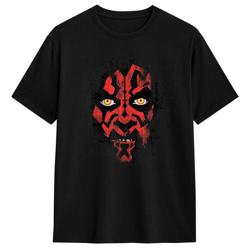 Darth Maul Weathered Face Men's T Shirt Funny Tee Shirt Short Sleeve Crewneck T-Shirts Pure Cotton Gift Idea Tops