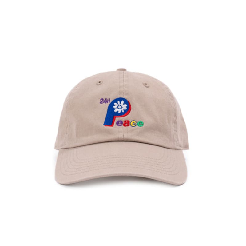 BIGWAVE COLLECTIVE 24H PEACE SMILE WASHED Kappe (SAND KHAKI)