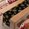 Christmas Table Runner Xmas Snowflakes & Elk Table Cover Christmas Decorations for Home 2026 Navidad Noel Gifts New Year 2026