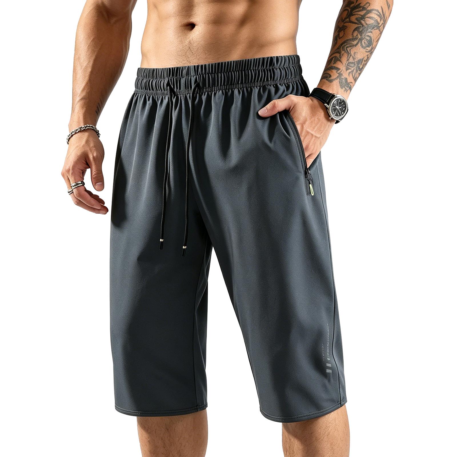 

Men s Seven-Piece Shorts Quick-Drying Straight Fit Fitness Shorts XXXXXL