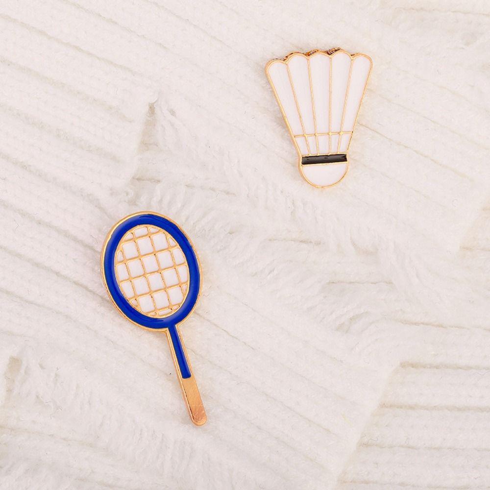 Volleyball Dripping Oil Brooch Basketball Metal Badge Cute Sports Ball Enamel Pin Decoration