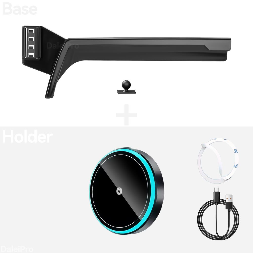 For BMW X1 2023 2024 2025 2026 IX1 Car Phone Holder Screen Fixed Clip Wireless Charger Custom-fit Phone Screen Base Accessories