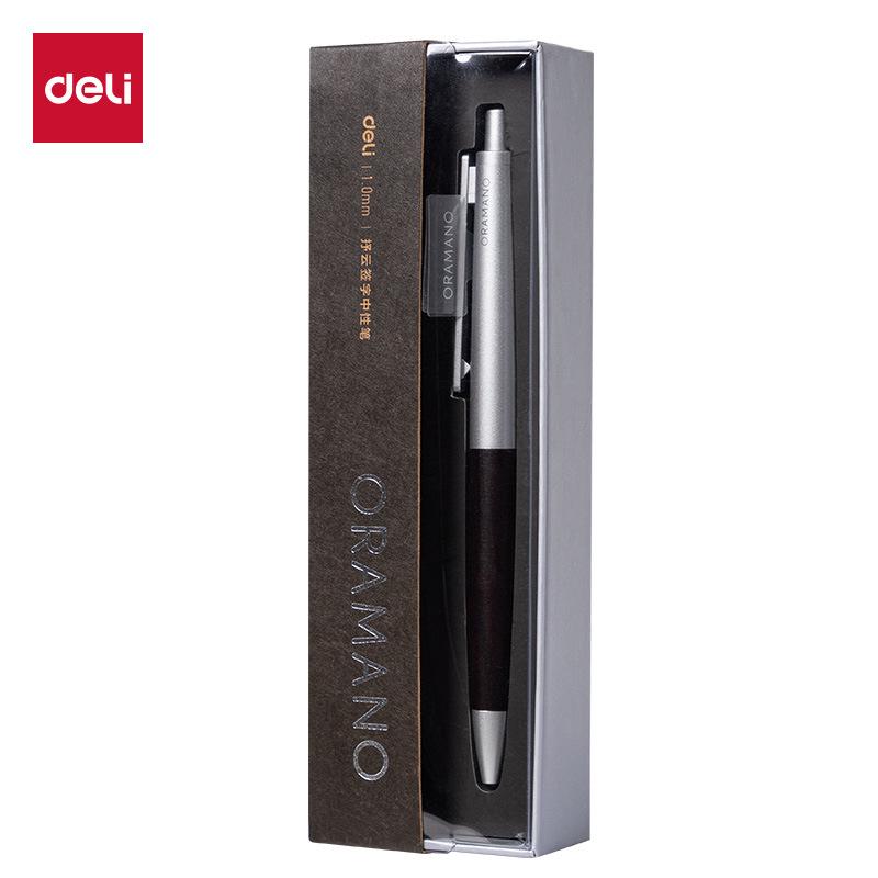 Deli A9PRO Ultra-Smooth Gel Pen 0.5mm Bullet Tip Signature Pen - Business Gift Box Set Hu Ge Style