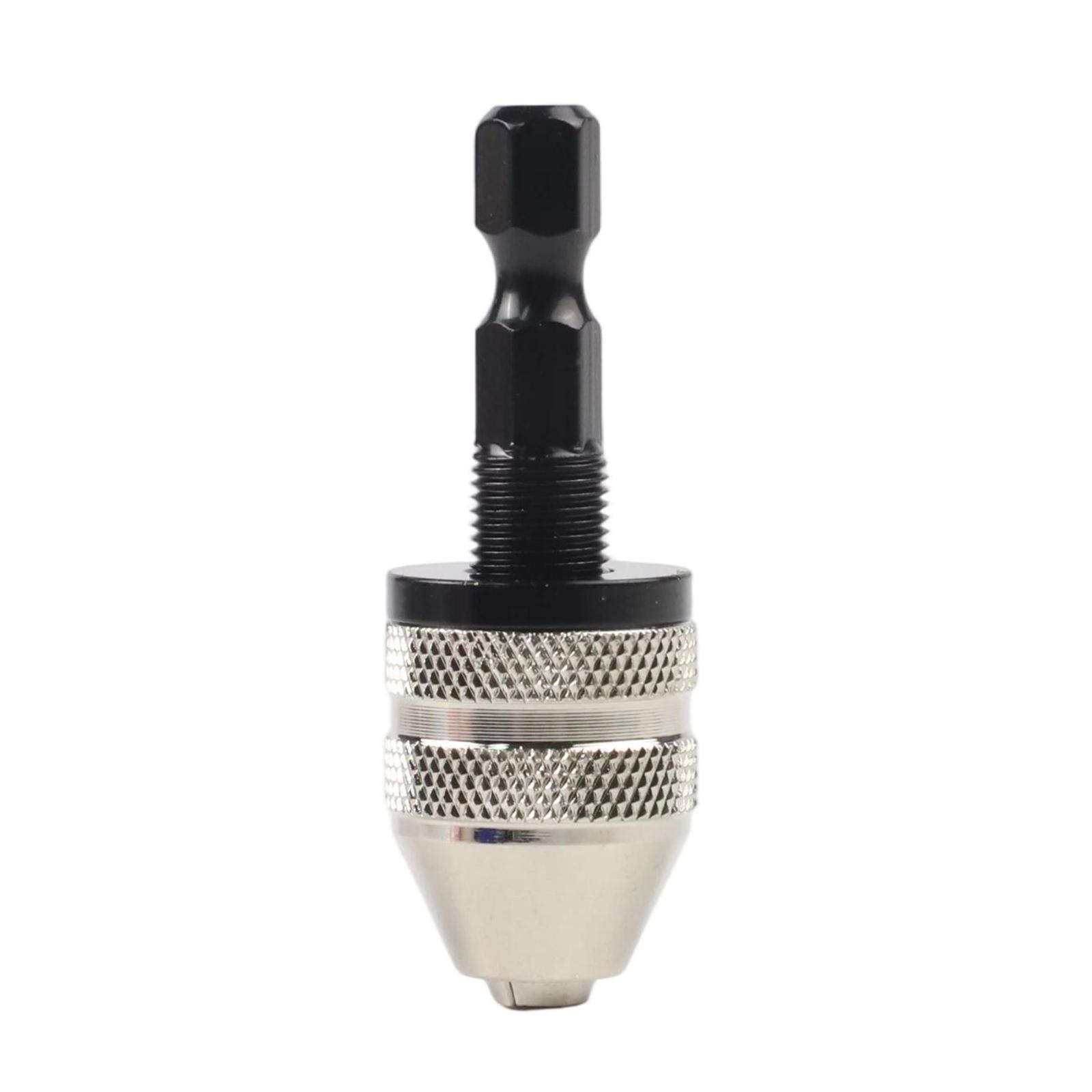

1PCS 0.3-3.4mm Drill Chuck 1/4 Keyless Drill Chuck Hex Shank Adapter Converter Hex Shank For Woodworking