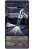 Wireless Handheld Car Vacuum Cleaner with Digital Display and LED Light - All-in-One Rechargeable Blower and Duster.