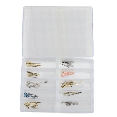 30 Set Watch Hands Replacement Metal Watch Piece Parts Hour Minute Second Hands Set for 8200 8205