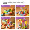 Electric Magnetic Track Set With Anti-Gravity Vehicles 100+ Piece Stem Building Toy Creative Diy Railway Model Gift
