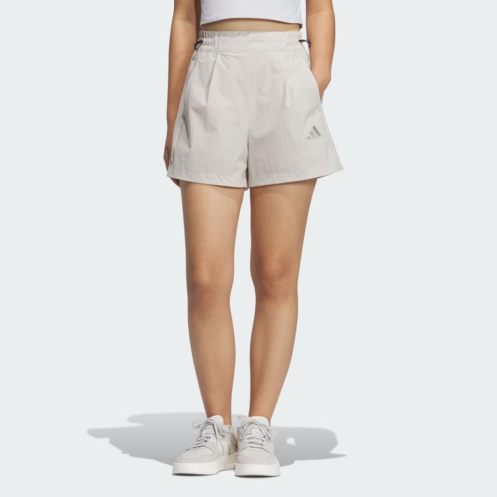 Adidas Sportlife MODERN TECH WOVEN Casual Shorts Women's Miracle Bauxite Brown/Black JM8827