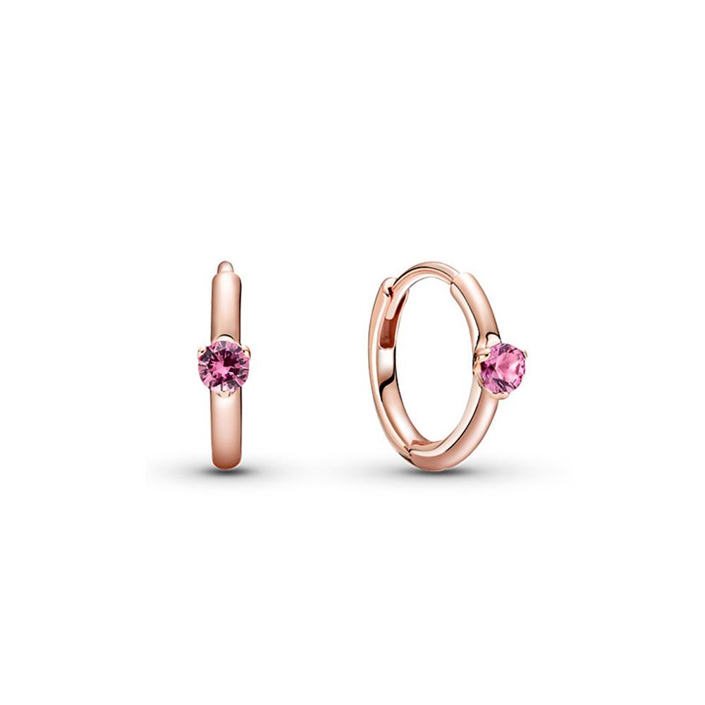 S925 Sterlingo Sidabro Žėrintys Dvigubi Lankeliai Auskarai Moterims Madingi Papuošalai Gimtadienio Motinos Diena Dovanos