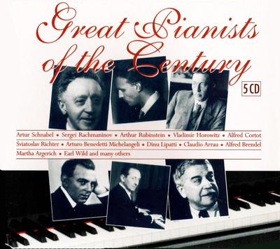 CD VARIOUS - Great Pianists Of The Century 99232 Brilliant Class 2001 Europe Classical Used