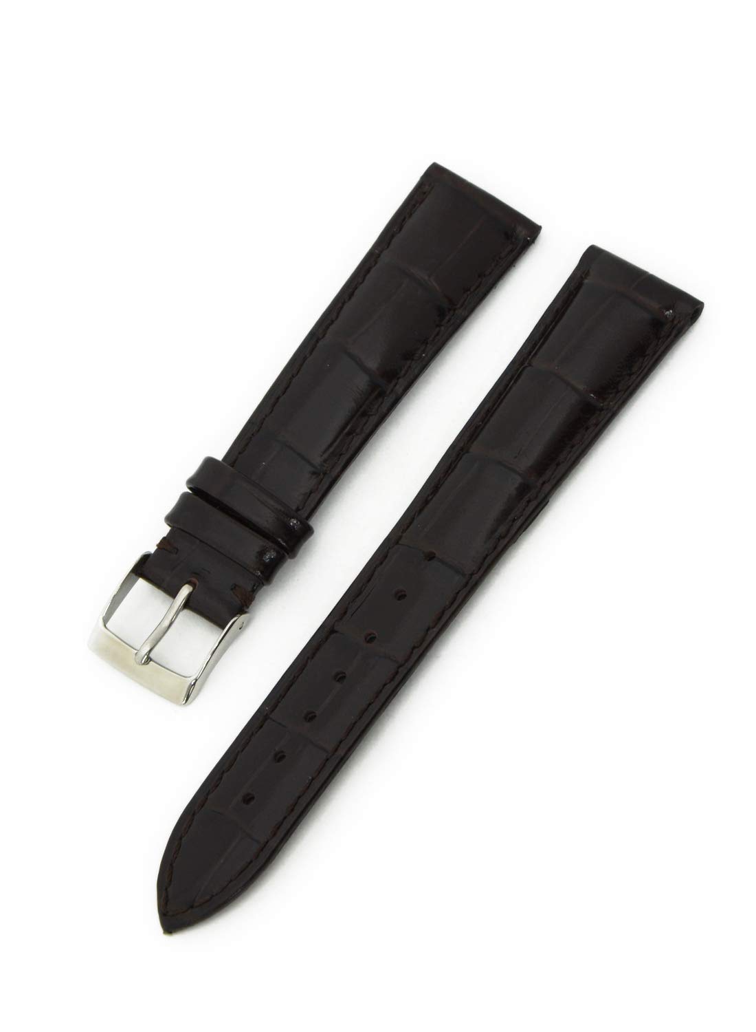 

CASSIS Calfskin Watch Strap, Waterproof Backing, MULHOUSE Series, 19mm, Dark Brown, with Replacement Tool, U0040656034019