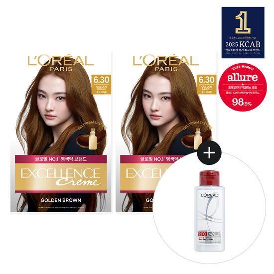 L'Oréal Paris Excellence Cream (Choose one of two colors) (Soft Black/Gold Brown)