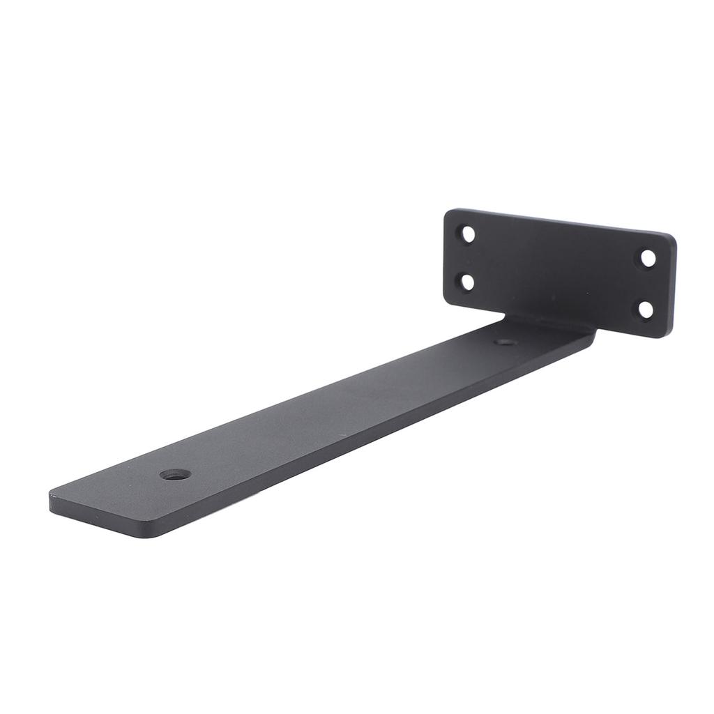 6Pcs 10in Shelf Bracket Iron L Shaped 200lbs Bearing Floating Shelf Bracket for Study Makeup Room